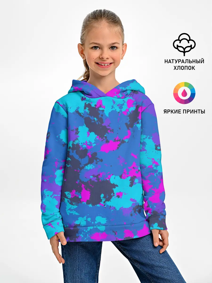 Детское худи / Неоновые краски