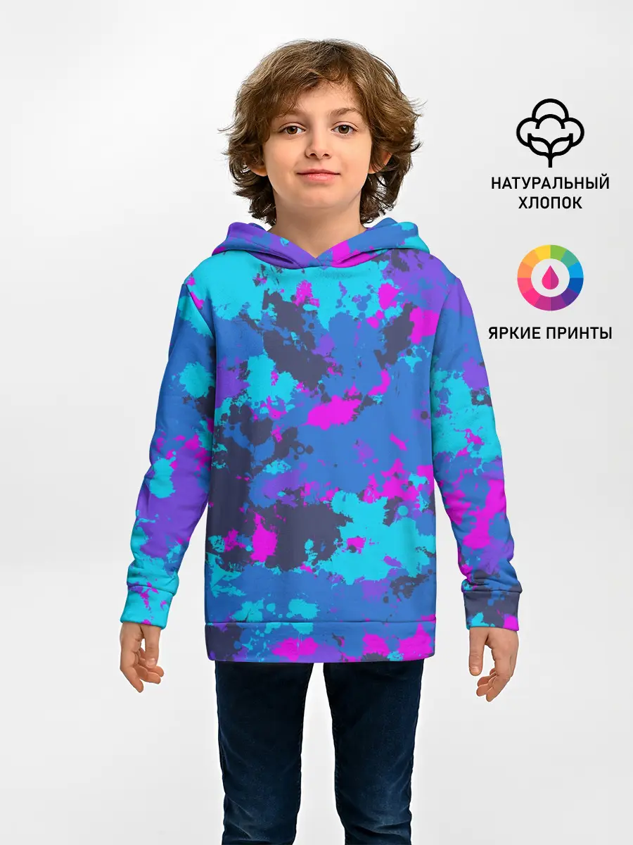Детское худи / Неоновые краски