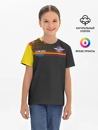 Детская базовая футболка / CYBERPUNK 2077 SAMURAI