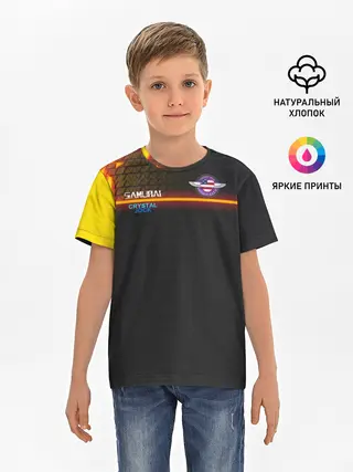 Детская базовая футболка / CYBERPUNK 2077 SAMURAI