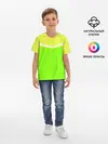 Детская базовая футболка / Угол зеленый