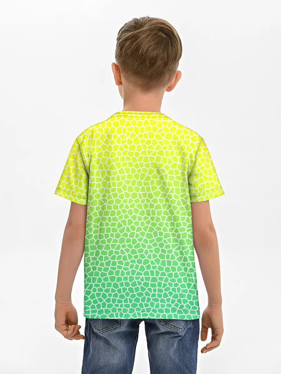 Детская базовая футболка / Витражная мозаика
