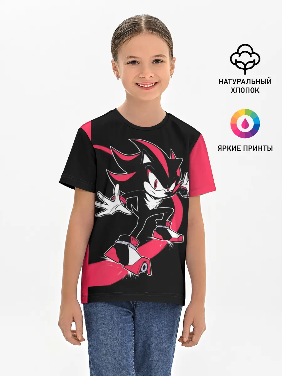 Детская базовая футболка / SONIC X | DARK SONIC