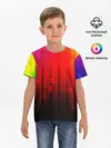 Детская базовая футболка / АБСТРАКТНЫЕ КРАСКИ