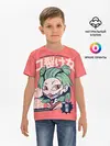 Детская базовая футболка / Anime Kuchisake Onna Yokai