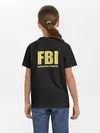 Детская базовая футболка / FBI. Female Body Inspector.