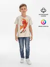 Детская базовая футболка / Paint Fox