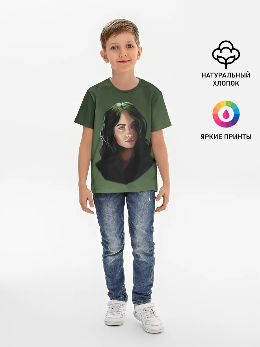 Детская базовая футболка / BILLIE EILISH | БИЛЛИ АЙЛИШ