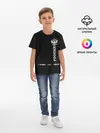 Детская базовая футболка / Russia-collection black 2018