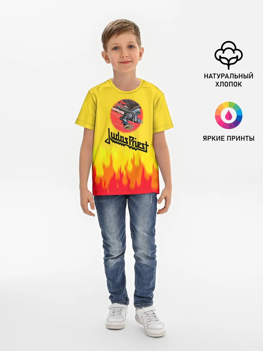 Детская базовая футболка / Джудас Прист: Бог металла.