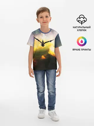 Детская базовая футболка / Как приручить дракона
