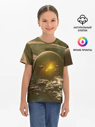 Детская базовая футболка / Saturn