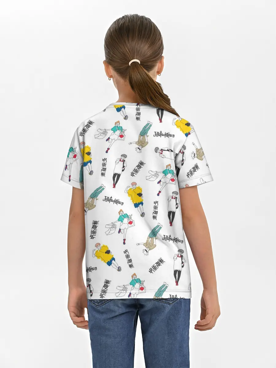 Детская базовая футболка / Магическая битва - главные герои