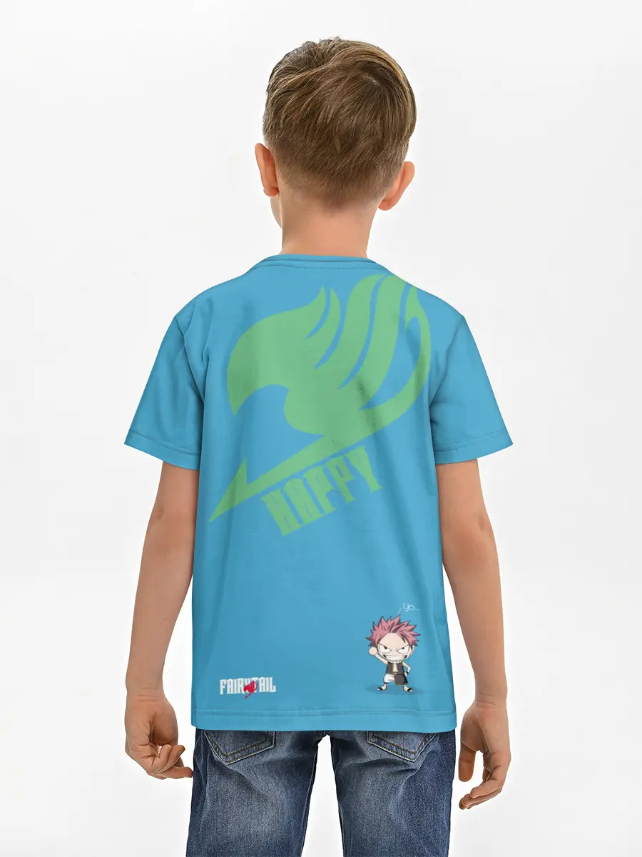 Детская базовая футболка / Хэппи и Нацу Драгнил