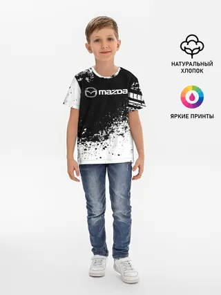 Детская базовая футболка / Mazda
