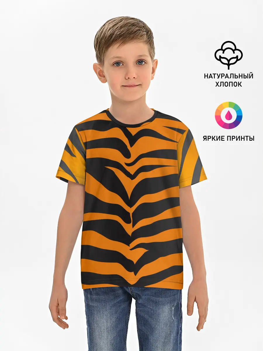 Детская базовая футболка / Тигр