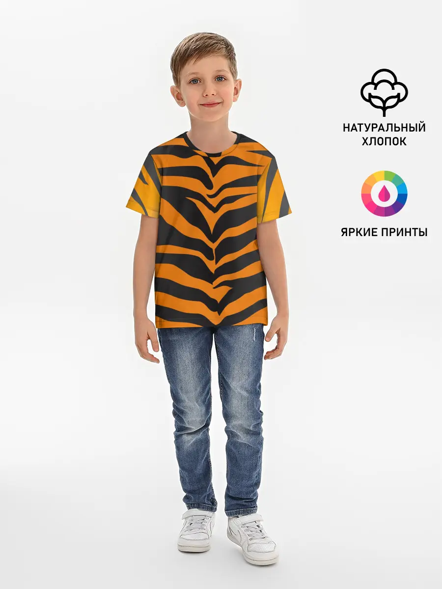 Детская базовая футболка / Тигр