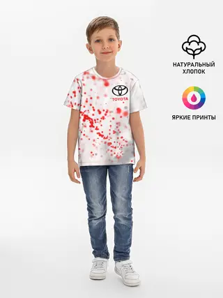 Детская базовая футболка / TOYOTA / ТОЙОТА