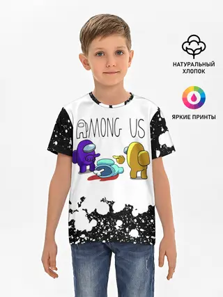 Детская базовая футболка / Among Us
