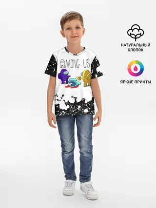 Детская базовая футболка / Among Us