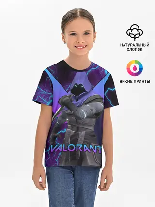 Детская базовая футболка / VALORANT OMEN
