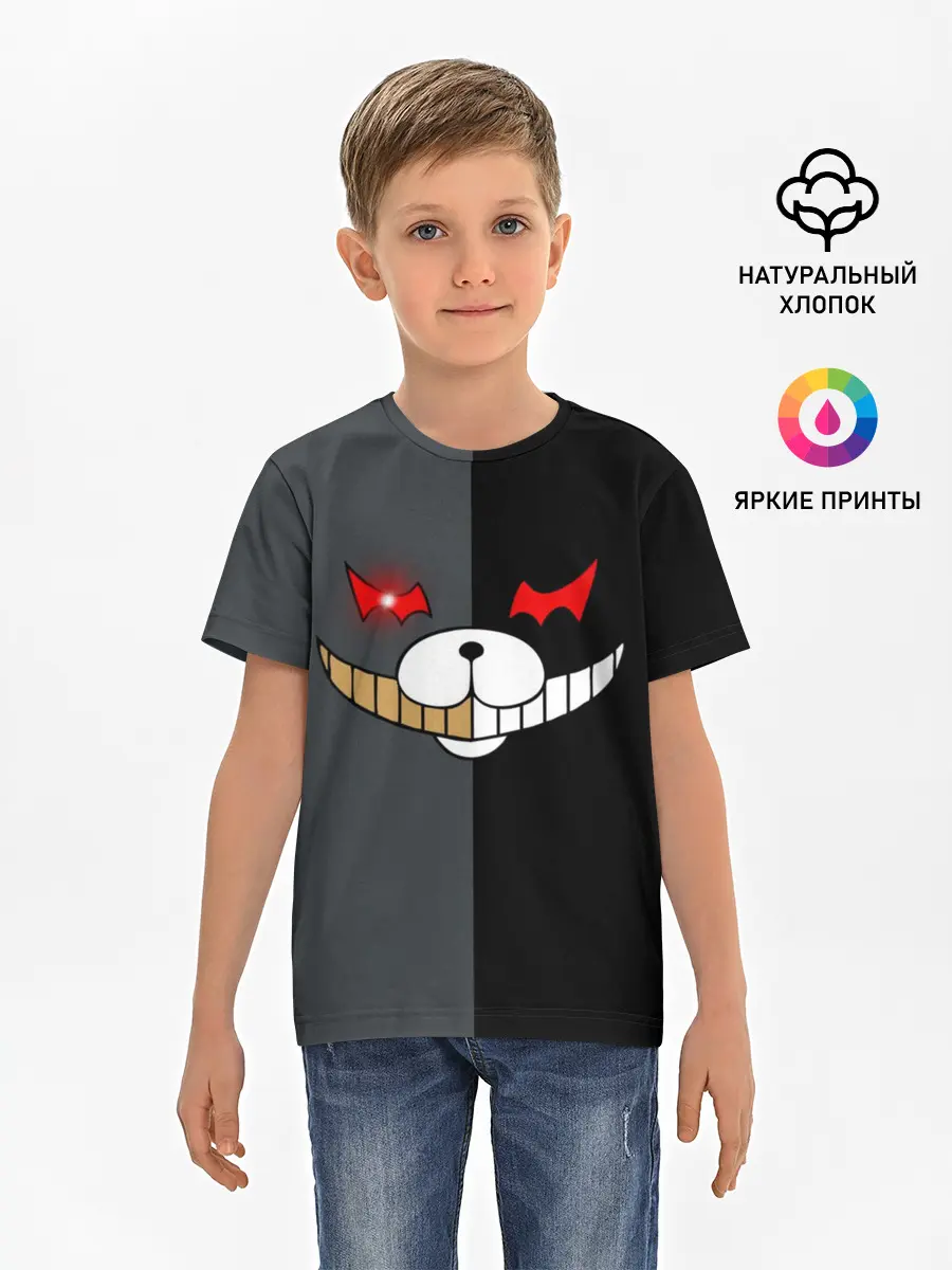 Детская базовая футболка / KUROKUMA x MONOKUMA