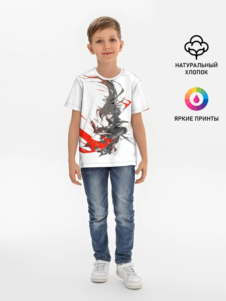 Детская базовая футболка / ХЯККИМАРУ И ДЕМОНЫ | ДОРОРО