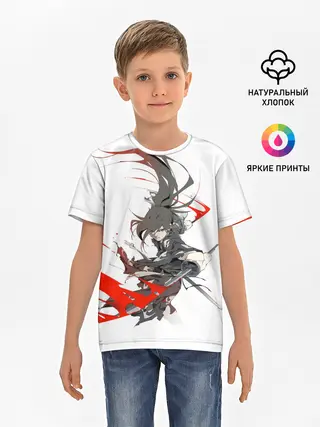 Детская базовая футболка / ХЯККИМАРУ И ДЕМОНЫ | ДОРОРО