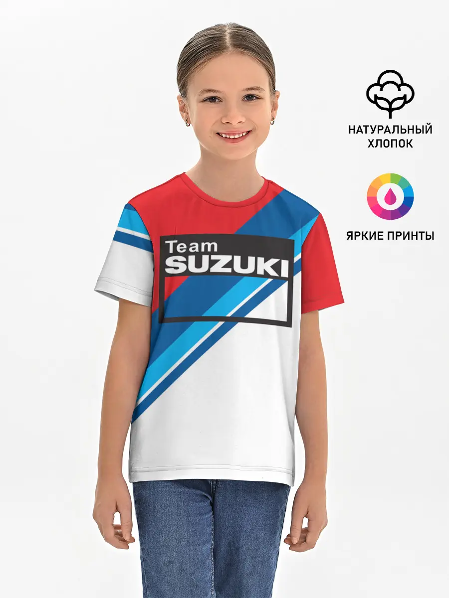Детская базовая футболка / SUZUKI MOTO SPORT | СУЗУКИ МОТО СПОРТ