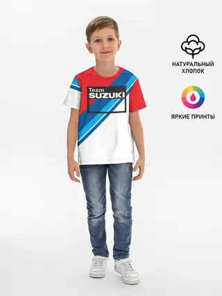 Детская базовая футболка / SUZUKI MOTO SPORT | СУЗУКИ МОТО СПОРТ
