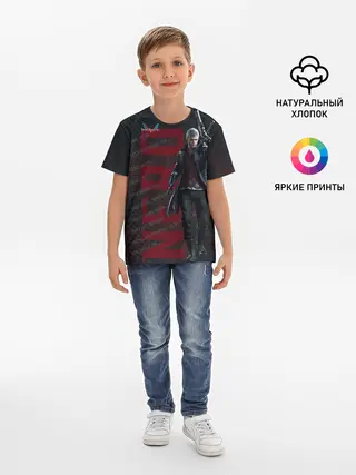 Детская базовая футболка / Nero