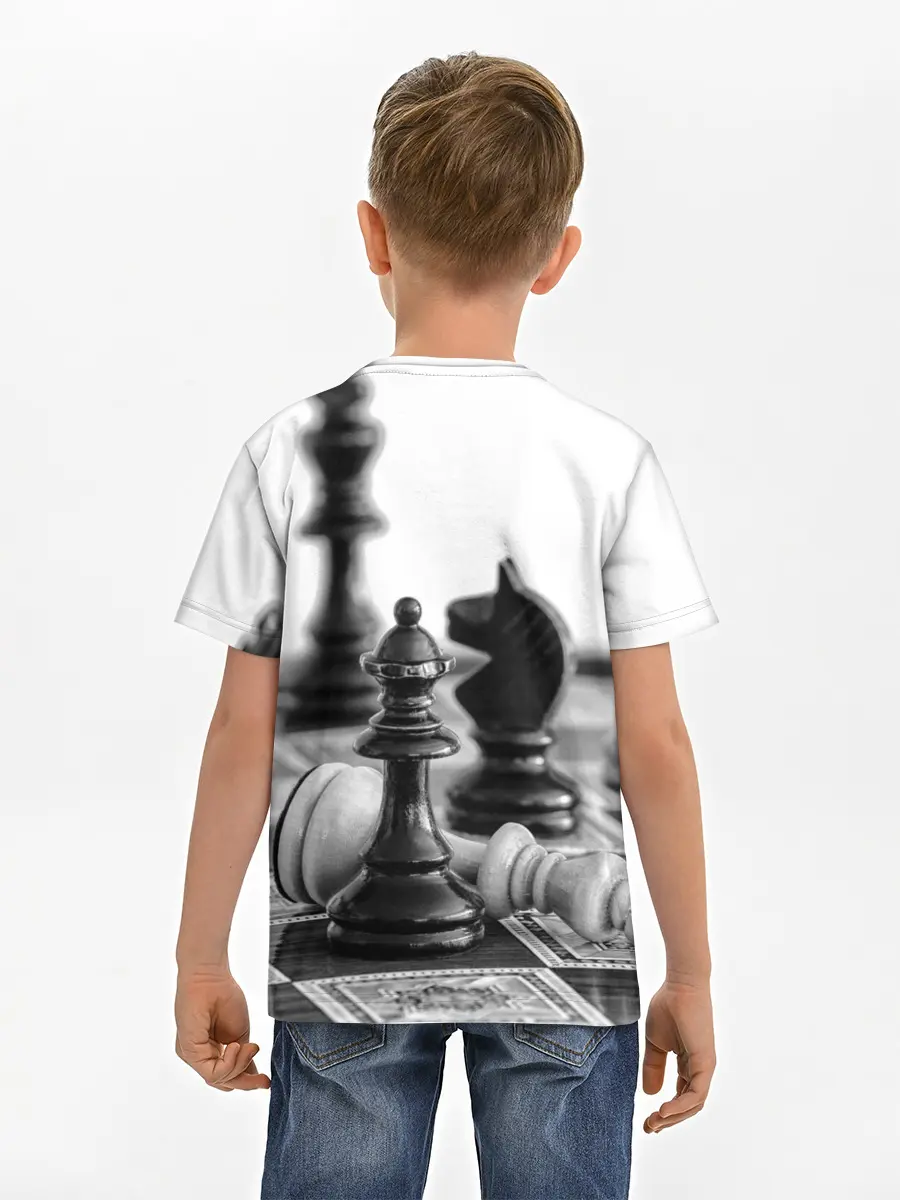 Детская базовая футболка / Шах и мат Шахматы