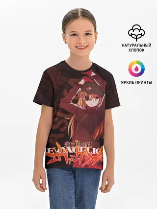 Детская базовая футболка / Аска Евангелион