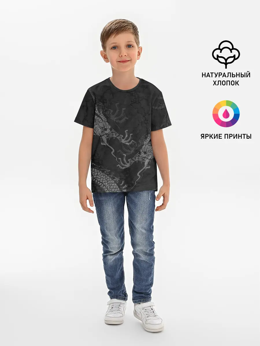 Детская базовая футболка / Chinese Dragons