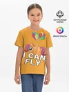 Детская базовая футболка / Я могу летать
