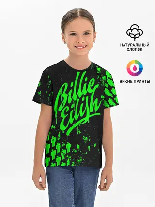 Детская базовая футболка / Billie Eilish