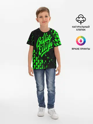 Детская базовая футболка / Billie Eilish