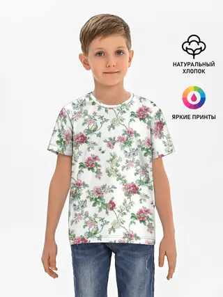 Детская базовая футболка / Весенняя жизнь