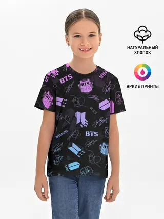 Детская базовая футболка / BTS