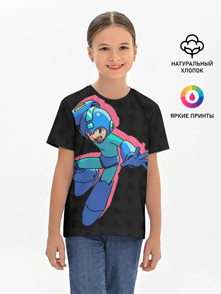Детская базовая футболка / Mega Man