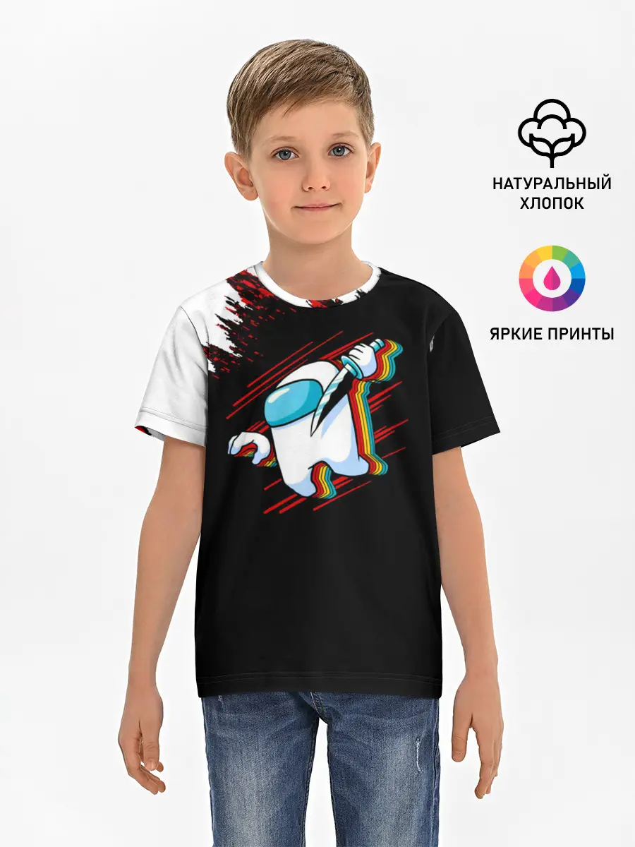 Детская базовая футболка / Among Us