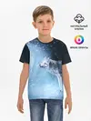 Детская базовая футболка / ВОЛК ЗИМА