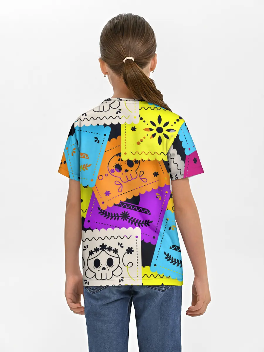 Детская базовая футболка / Color pattern