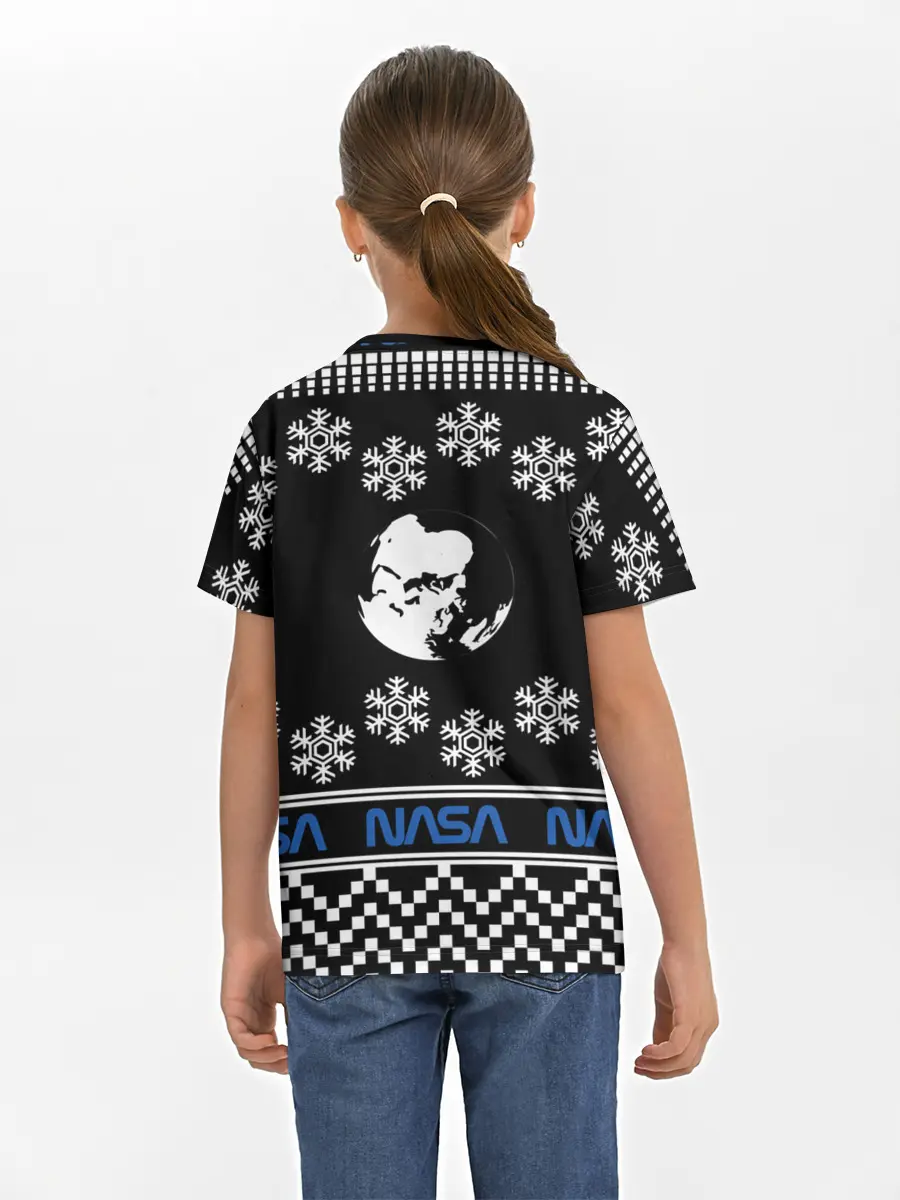 Детская базовая футболка / НАСА