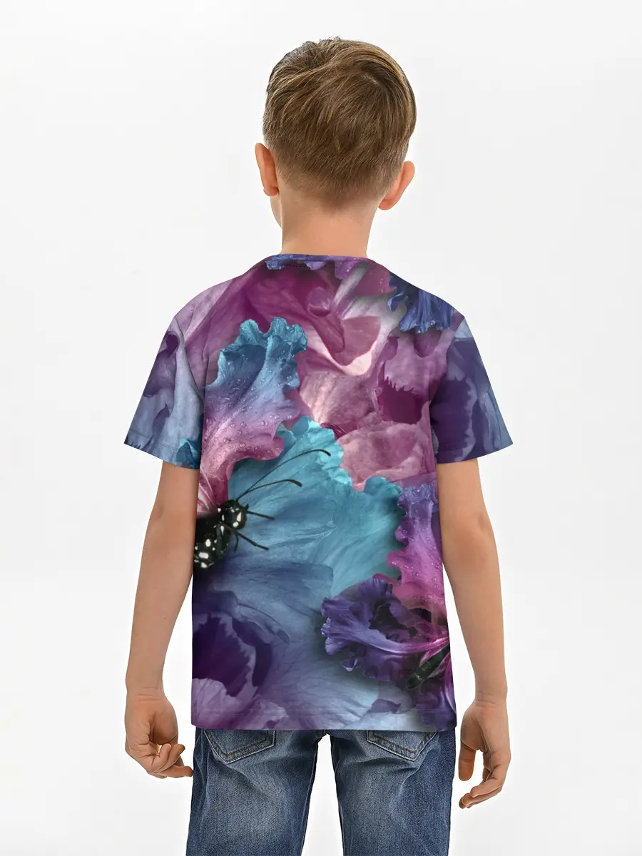 Детская базовая футболка / Цветы