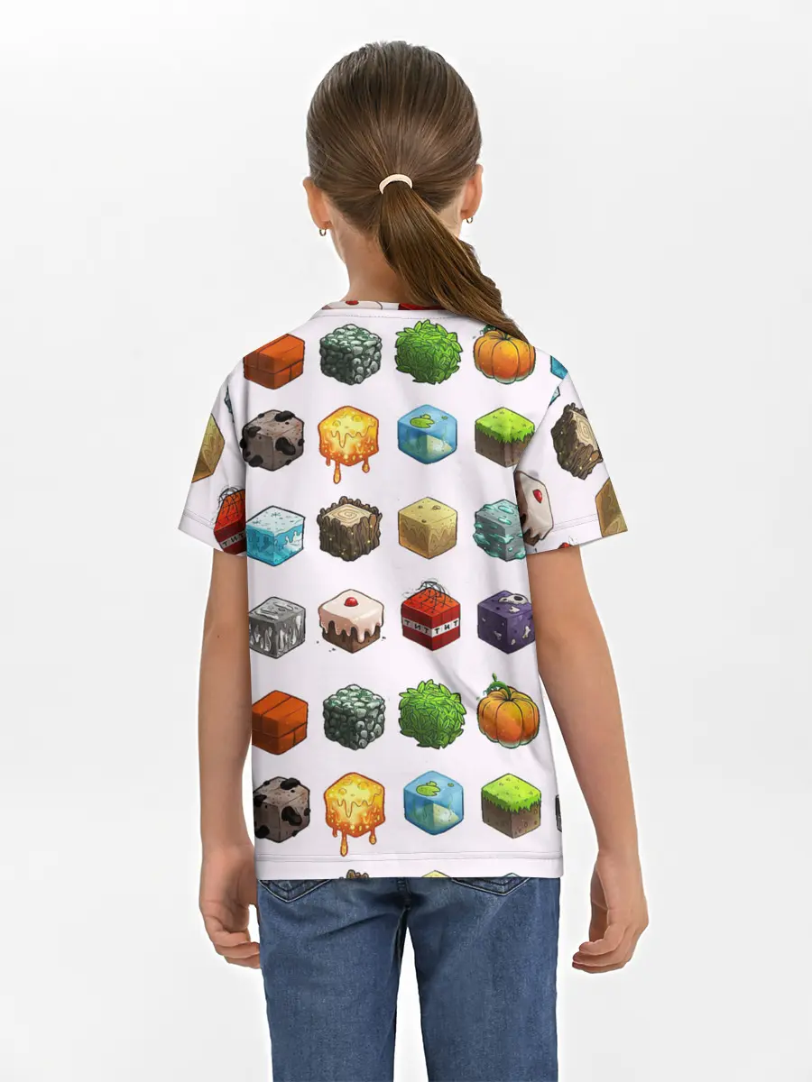 Детская базовая футболка / Minecraft