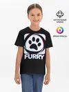 Детская базовая футболка / Furry