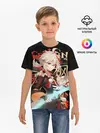Детская базовая футболка / Кадзуха / Genshin Impact