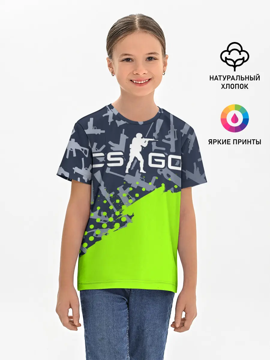 Детская базовая футболка / CS GO | КС ГО