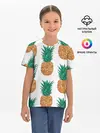 Детская базовая футболка / Ананасовый арт